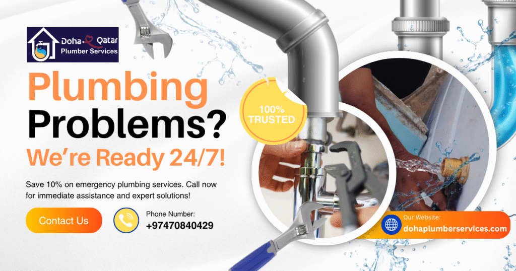 contact plumber Doha service area
